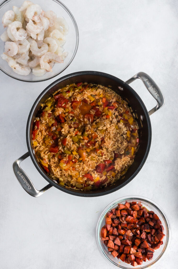 shrimp and sausage jambalaya