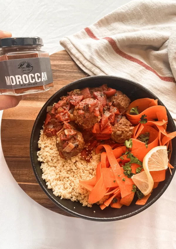 Moroccan Meatballs with Couscous