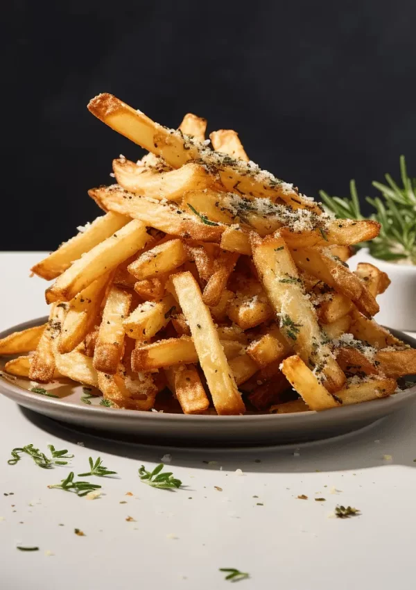 Air Fryer Garlic Parmesan Truffle Fries