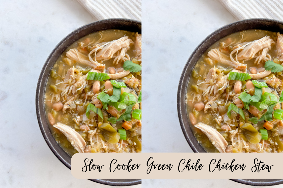 Slow Cooker Green Chile Chicken Stew