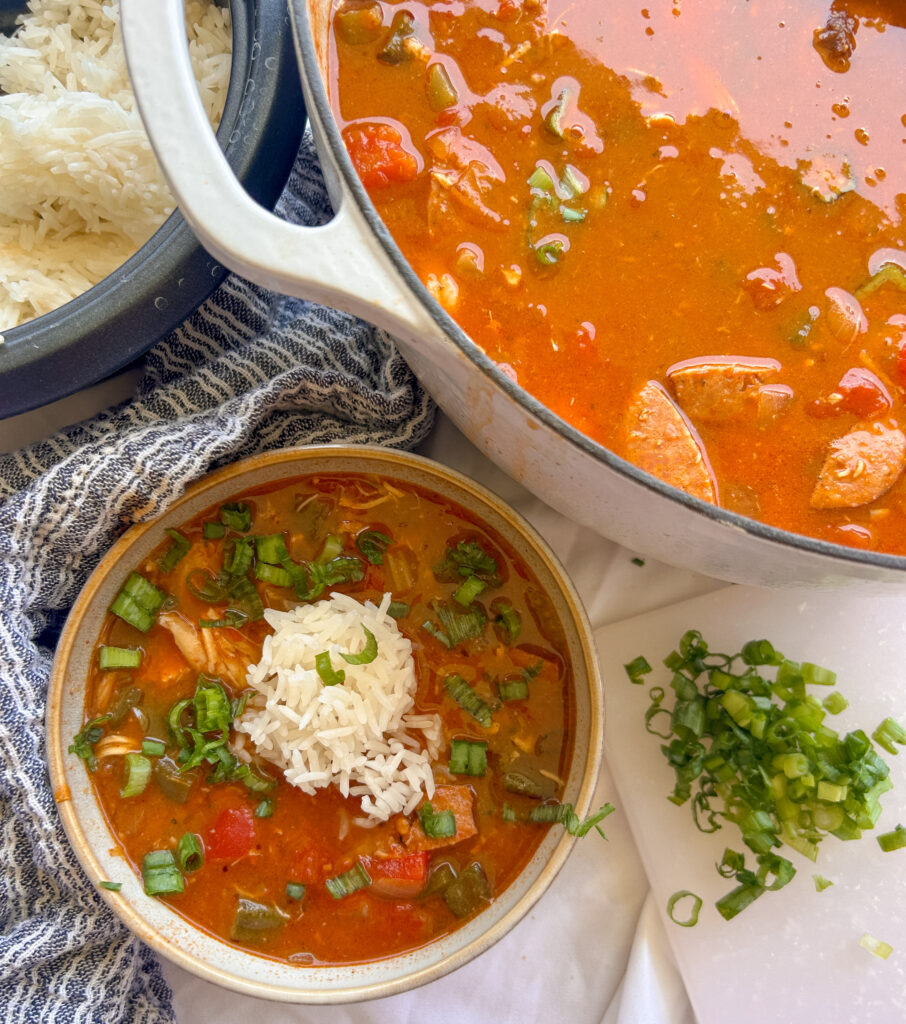 Chicken Sausage Shrimp Gumbo