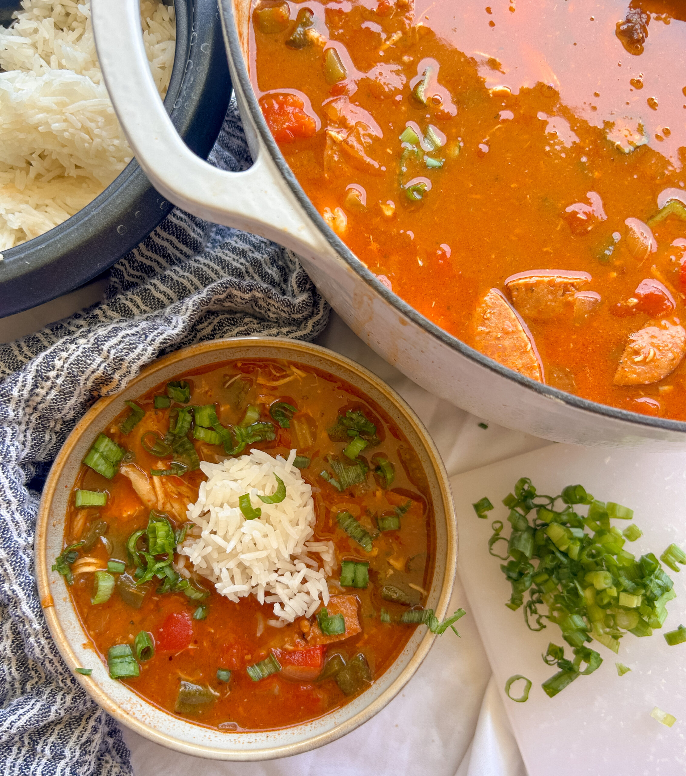 Chicken Sausage Shrimp Gumbo