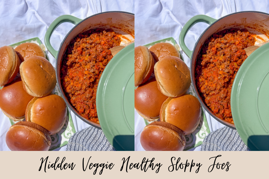 Healthy sloppy joes  with homemade sauce