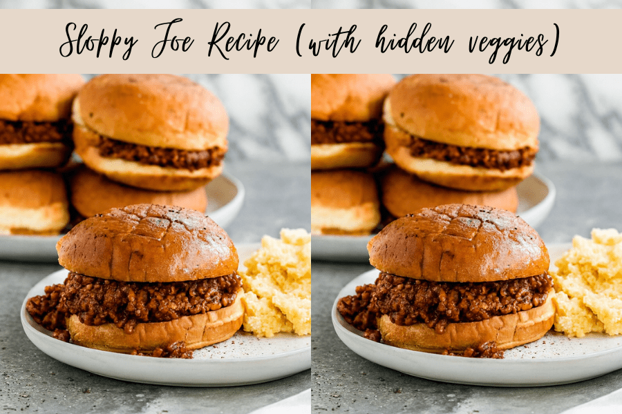 hidden veggie sloppy joes