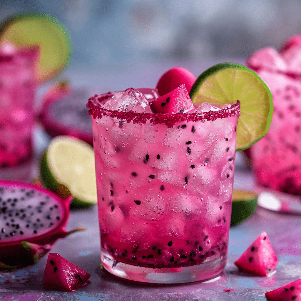 Poolside Dragonfruit Cocktail