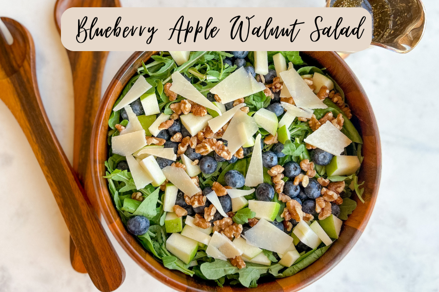 Blueberry Apple Walnut Salad