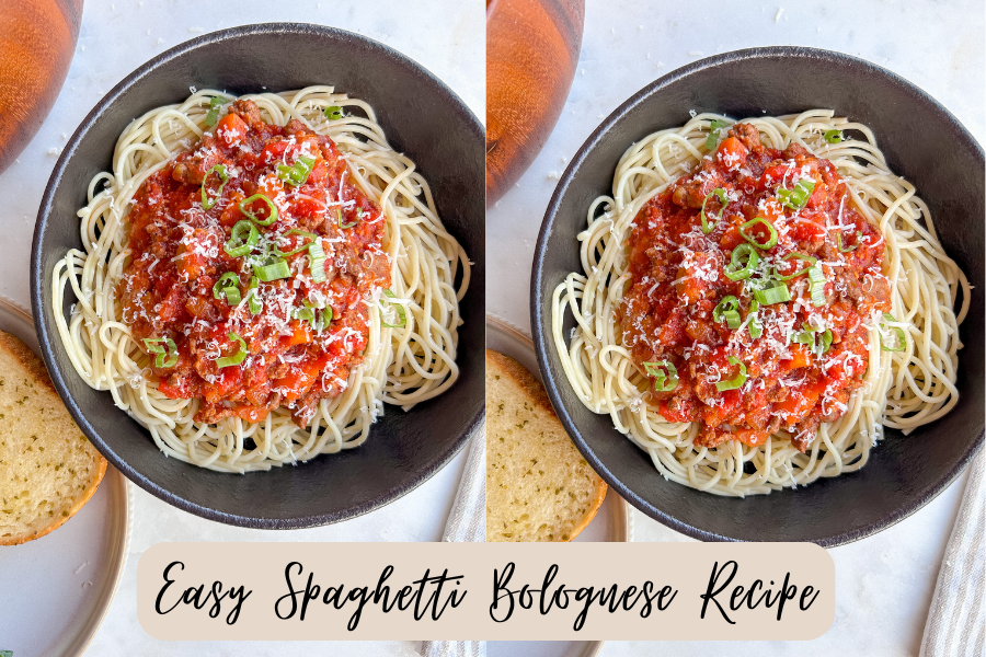 Easy Spaghetti Bolognese Recipe