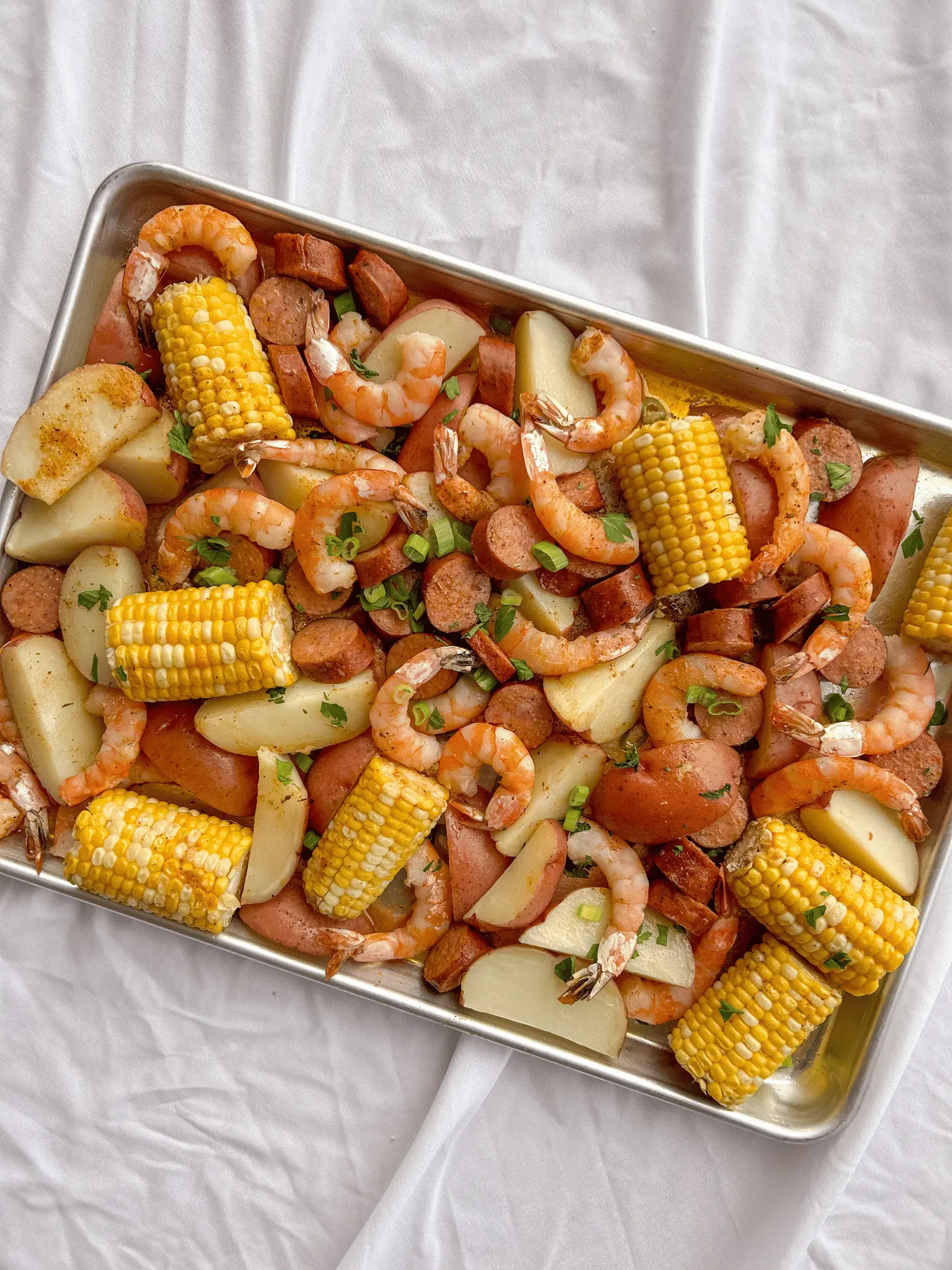 Sheet Pan Shrimp Boil