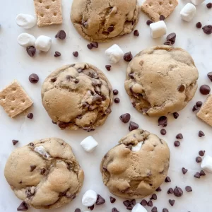 S'mores Chocolate Chip Cookies