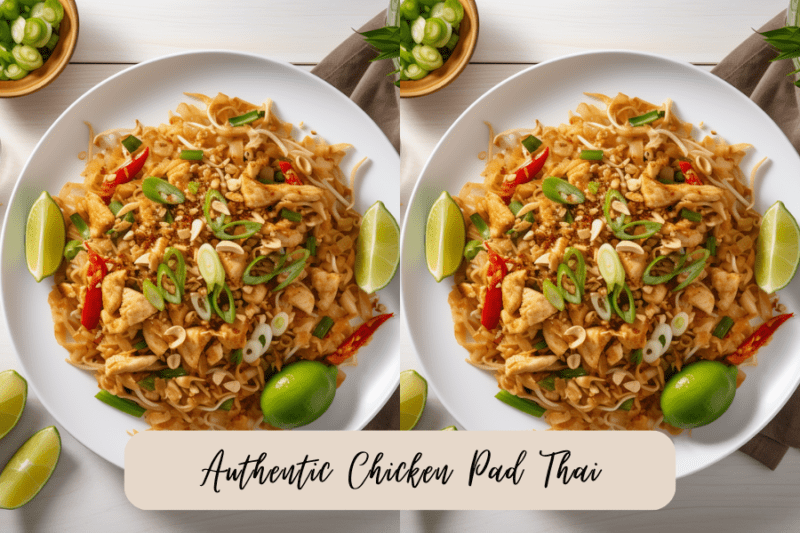 Authentic Chicken Pad Thai - The Spice Girl Kitchen