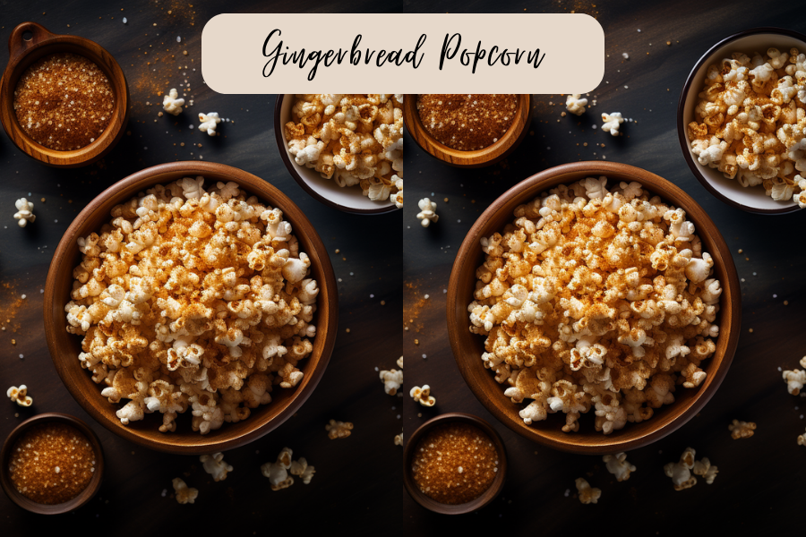 Gingerbread Popcorn