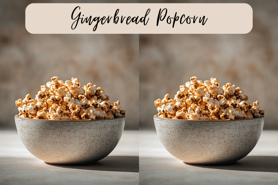 Gingerbread Popcorn