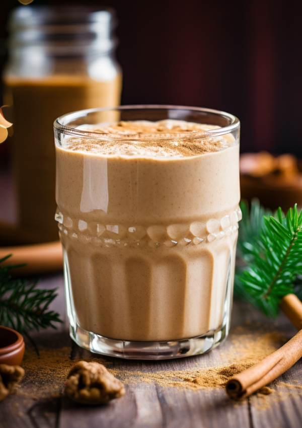 Gingerbread Smoothie (Protein-Packed!)