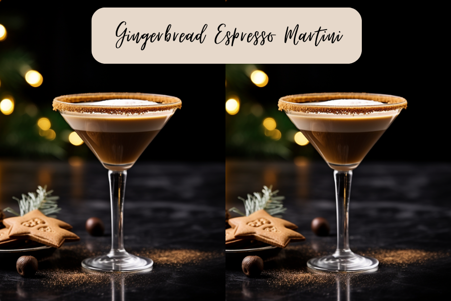 Gingerbread Espresso Martini
