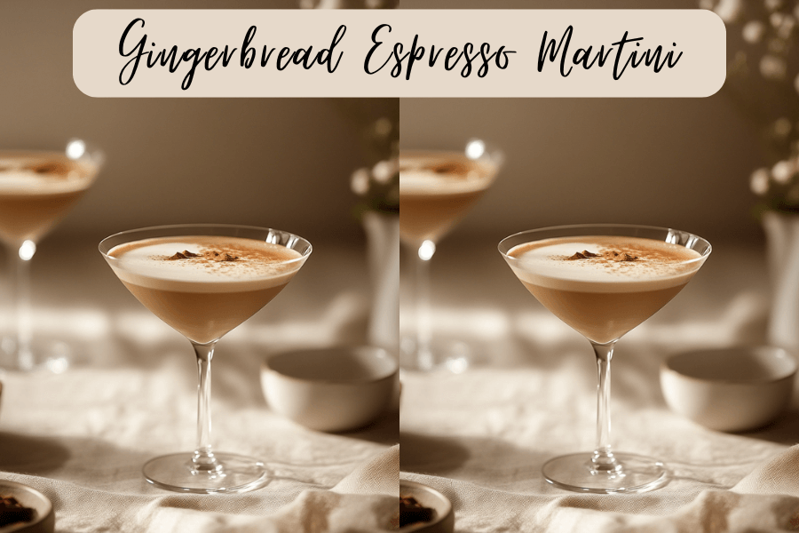 Gingerbread Espresso Martini