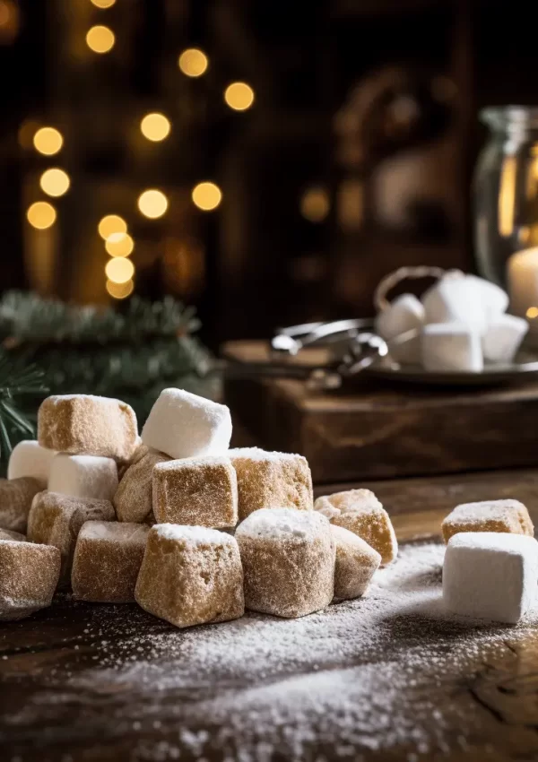 Homemade Gingerbread Marshmallows