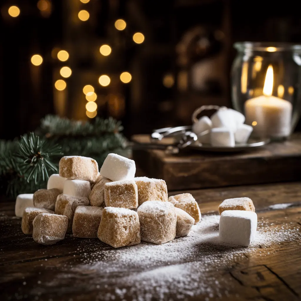 Homemade Gingerbread Marshmallows
