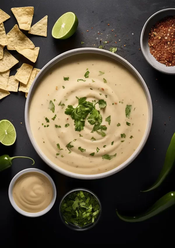 high protein queso