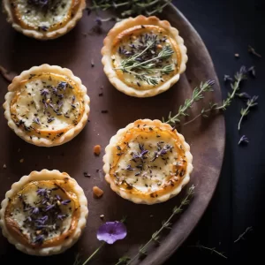 Lavender & Goat Cheese Tarts