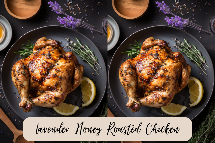 Lavender Honey Roasted Chicken