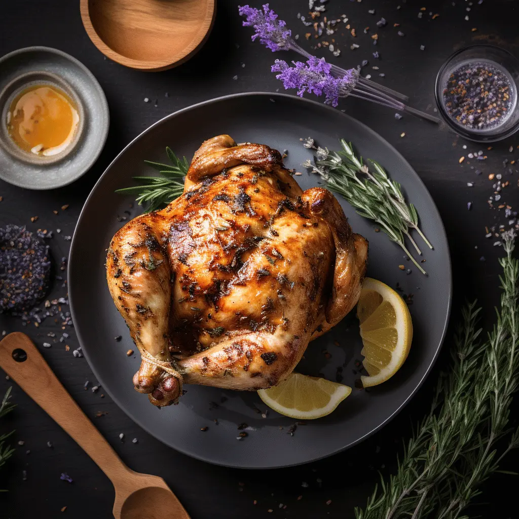 Lavender Honey Roasted Chicken