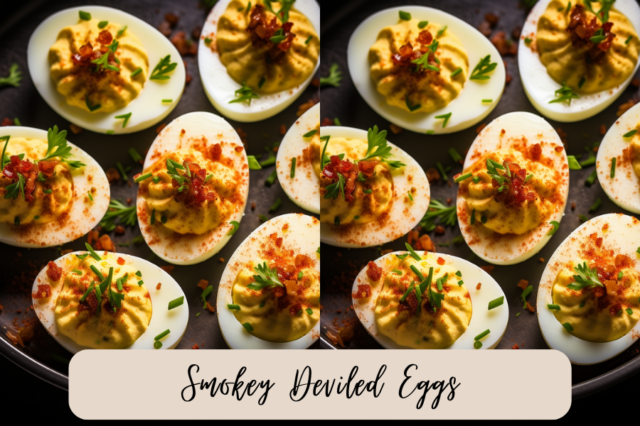 Smokey Deviled Eggs