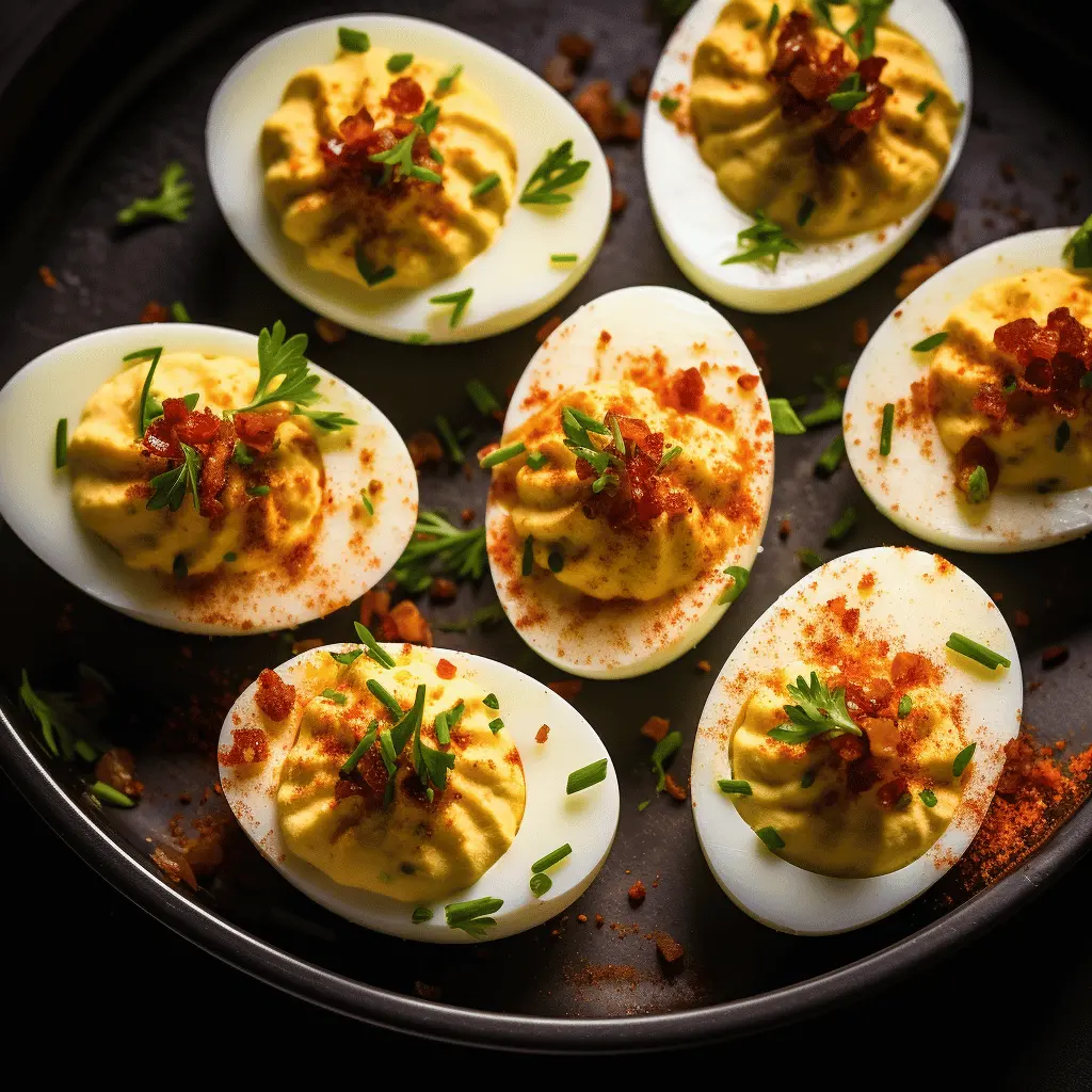 Smokey Deviled Eggs