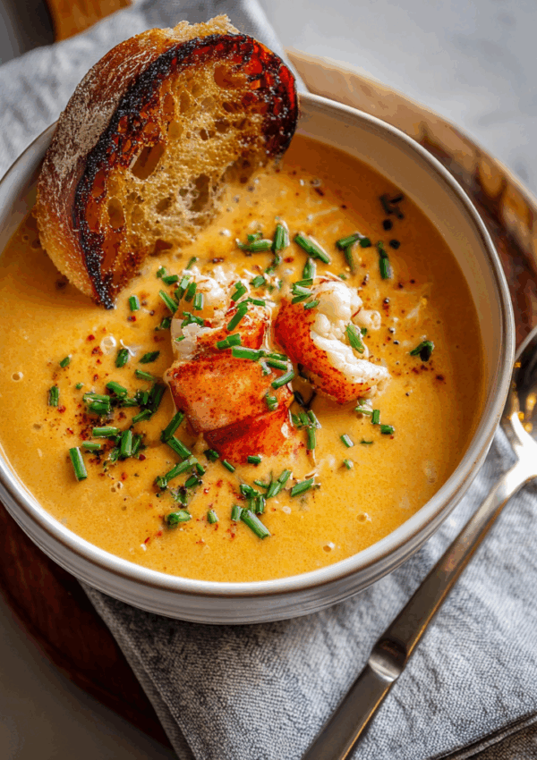 Lobster Bisque (Easy, Creamy, and Naturally Gluten-Free)
