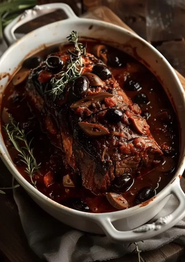 Boliche | Cuban Pot Roast Stuffed with Chorizo and Olives