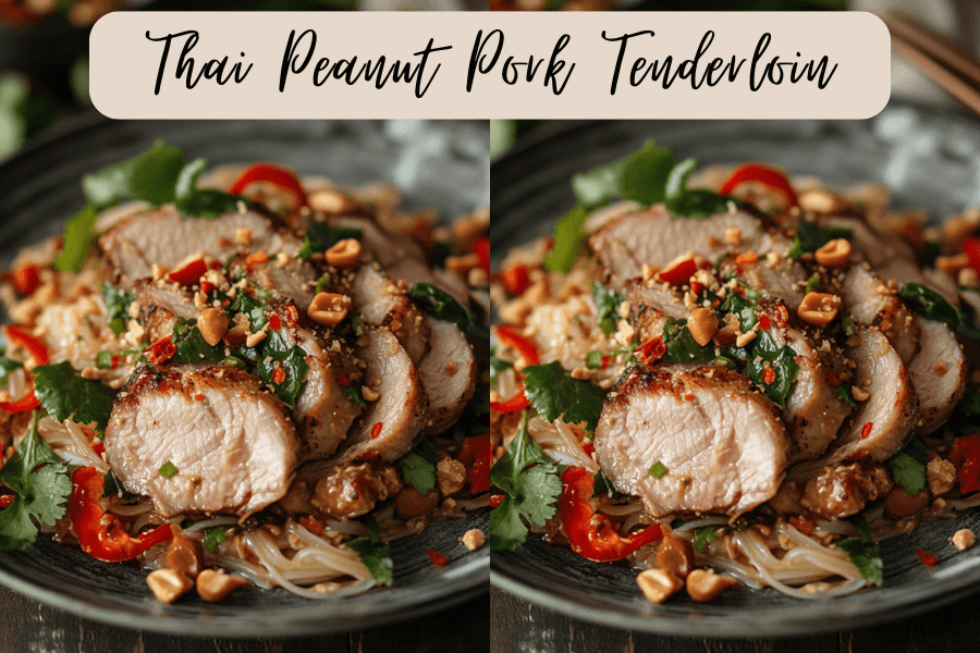 Thai Peanut Pork Tenderloin