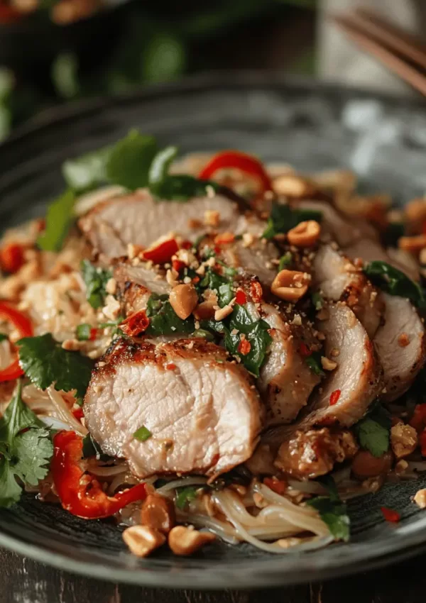 Thai Peanut Pork Tenderloin