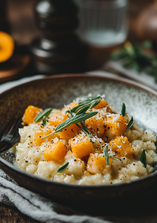 Butternut Squash and Sage Risotto