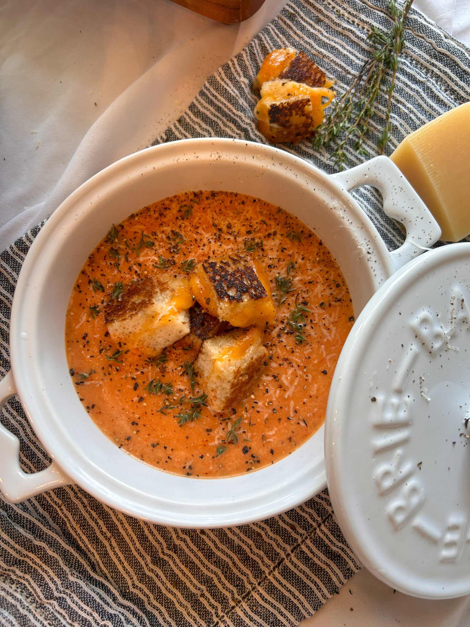 Roasted Red Pepper and Tomato Soup (Using Fresh Tomatoes)