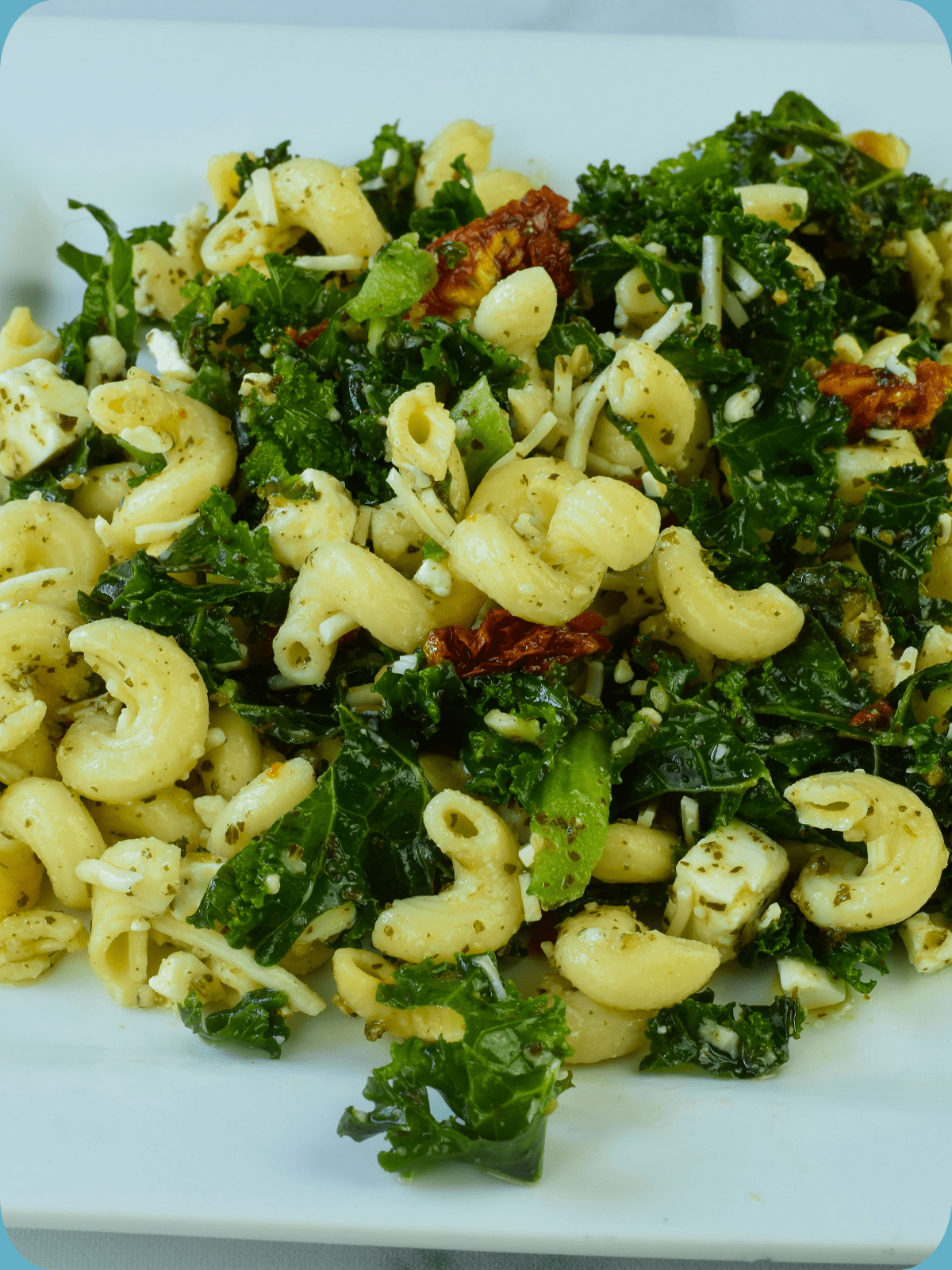 Mediterranean Kale Pasta Salad
