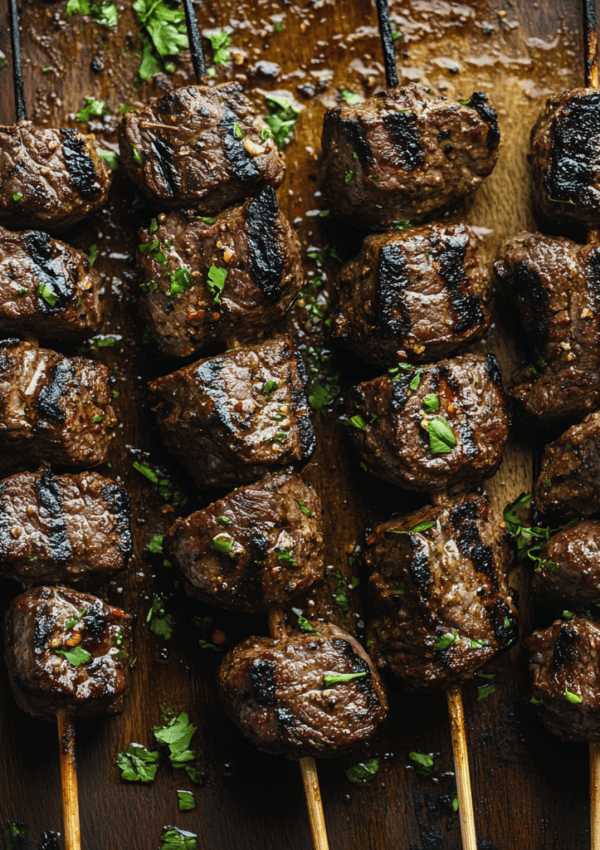 Grilled African Beef Kebabs