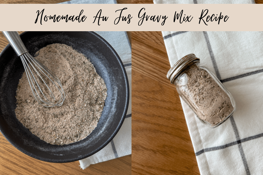 how to make au jus gravy mix