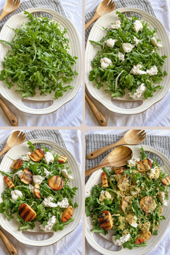 peach burrata