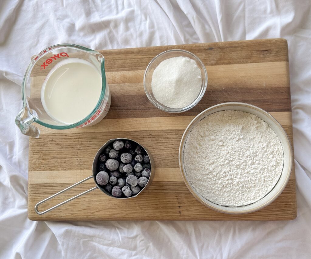 blueberry scone ingredients