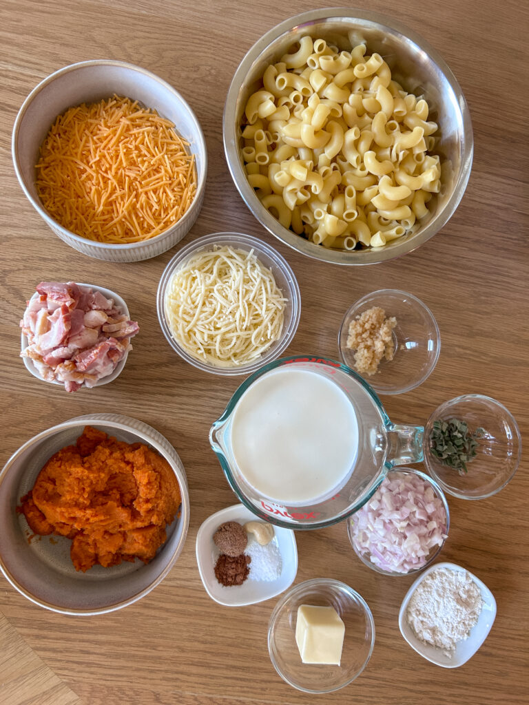 pumpkin mac n cheese ingredients