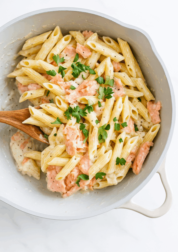 smoked salmon pasta