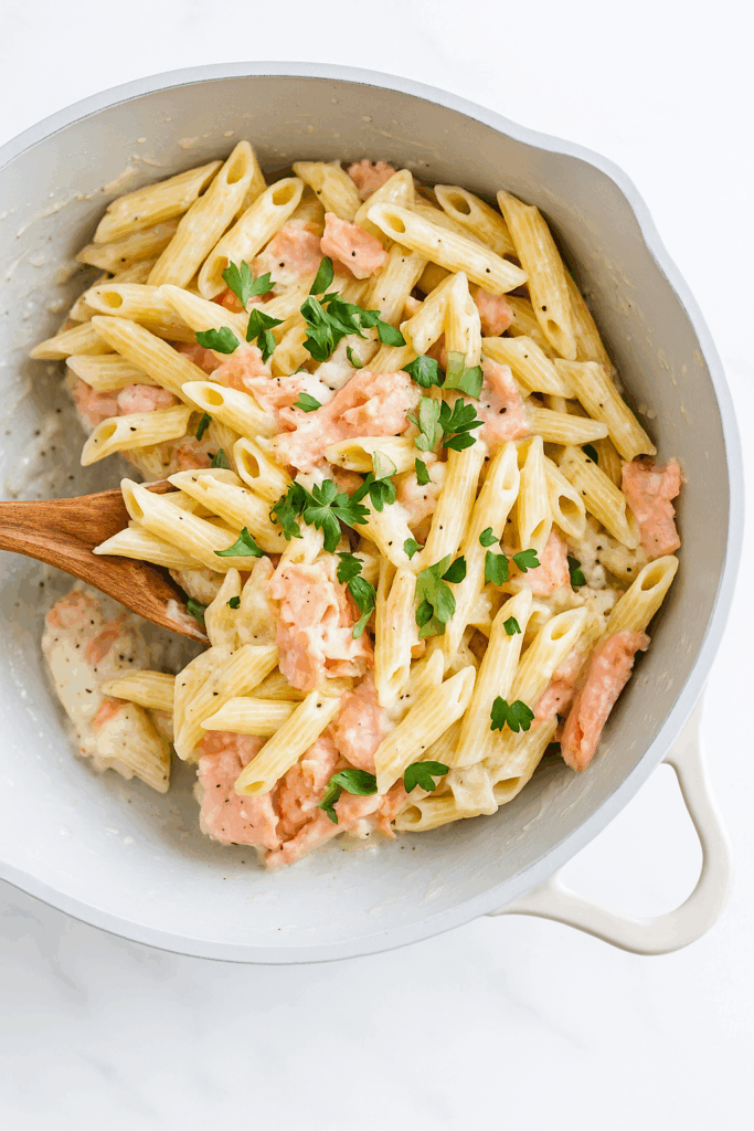 smoked salmon pasta