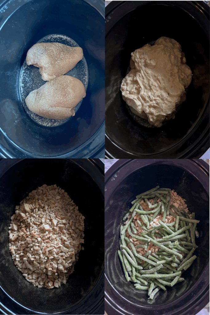 chicken and stuffing step by step