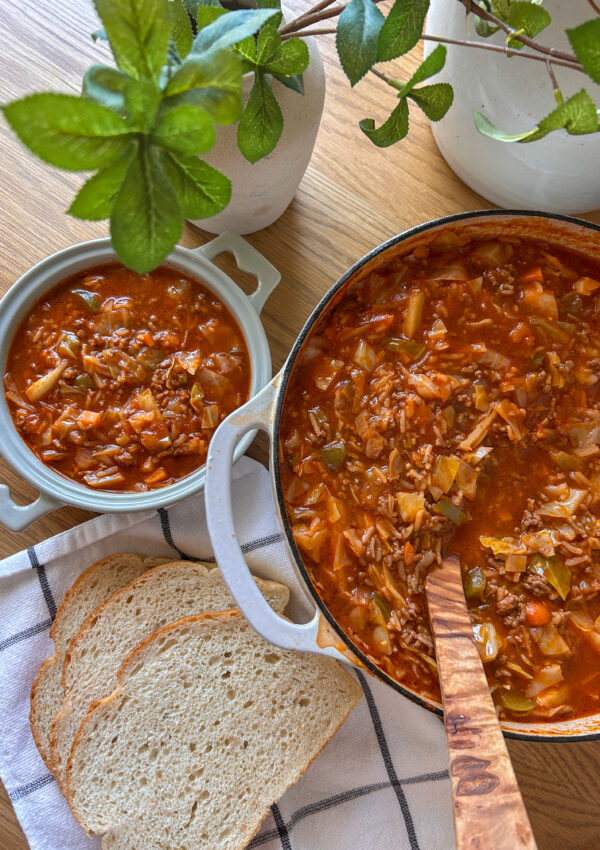 Easy Cabbage Roll Soup Recipe (Unstuffed Cabbage Rolls)
