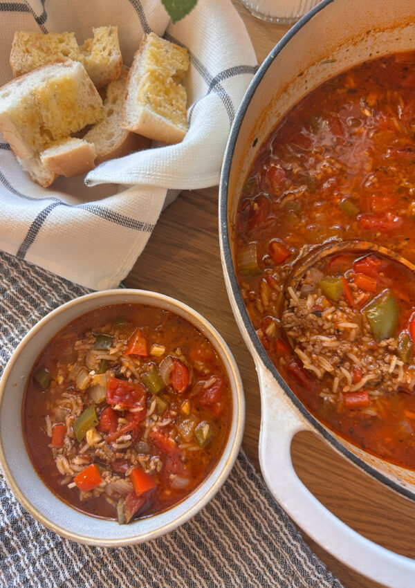 Easy Stuffed Pepper Soup Recipe