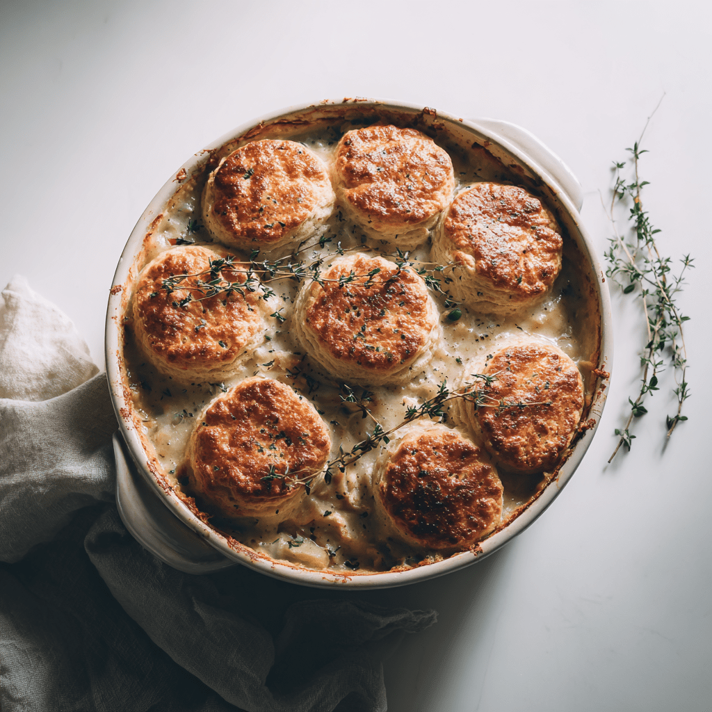 chicken pot pie casserole
