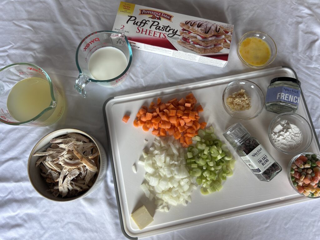 mini chicken pot pie ingredients