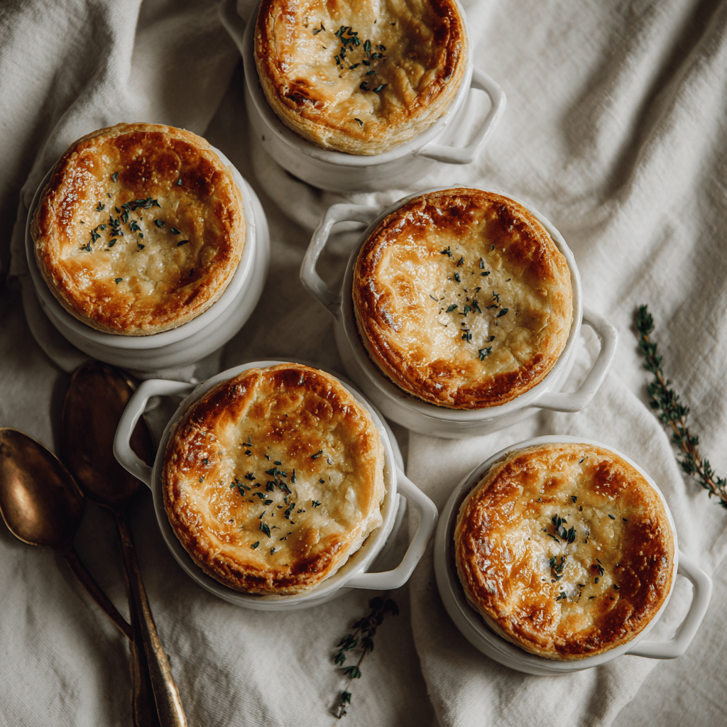 mini chicken pot pies