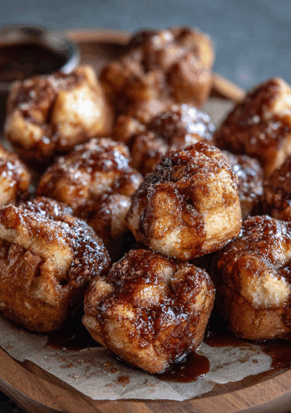 Individual Monkey Bread (Mini Pull-Apart Cinnamon Bites)