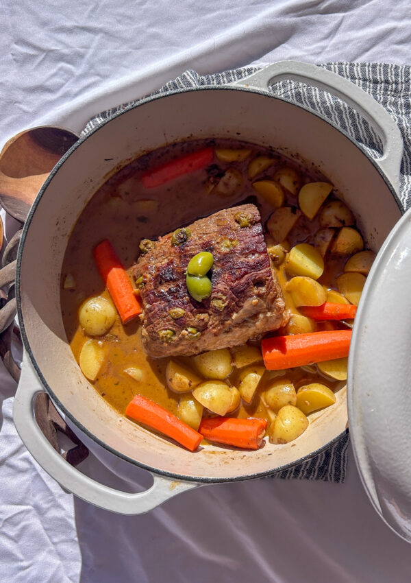 Boliche Criollo (Traditional Cuban Stuffed Pot Roast)