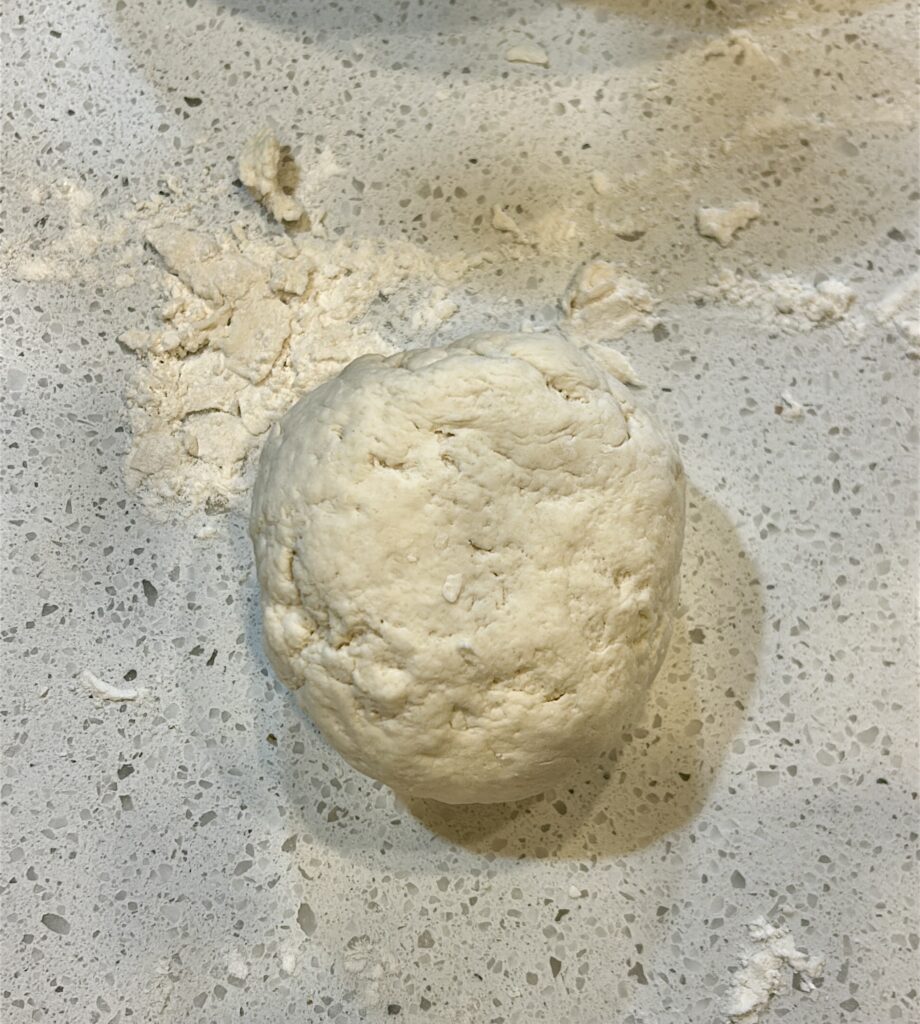 Dough after kneading for greek yogurt bagels